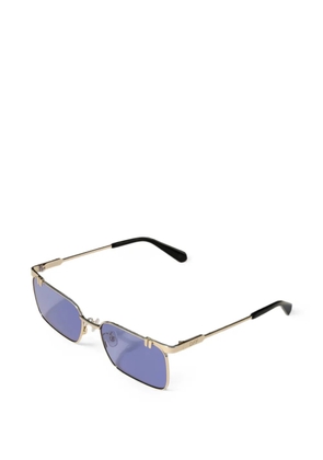 Off-White rectangle-frame sunglasses - Gold