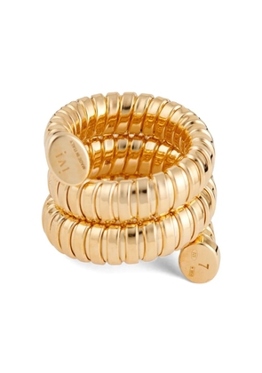 IVI Gaia triple-twist ring - Gold