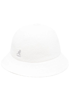 Kangol embroidered-logo bucket hat - White
