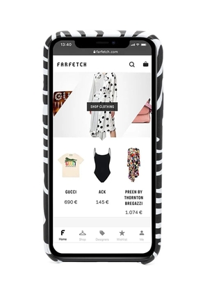 DSQUARED2 zebra-print iPhone 11 Pro case - Black