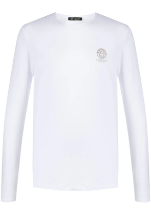 Versace Medusa Head long sleeves T-shirt - White