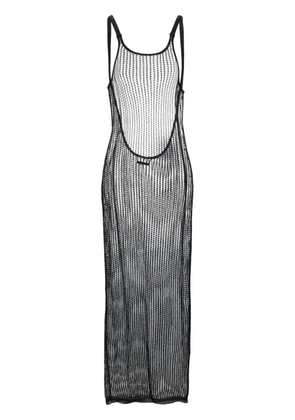 Heron Preston open-knit dress - Black