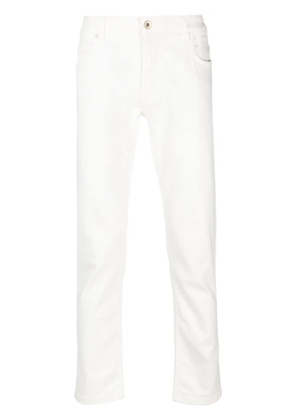 Eleventy slim-cut low-rise jeans - White