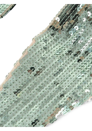 DSQUARED2 sequin-embellished scarf - Green