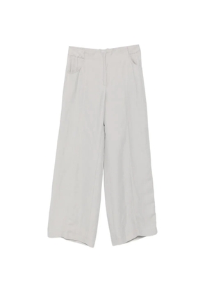 Liviana Conti curved-hem shorts - Grey