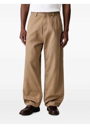Carhartt WIP straight-leg logo-patch trousers - Neutrals