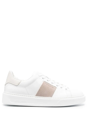 Woolrich leather low-top sneakers - White