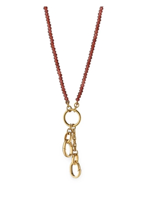MONICA RICH KOSANN garnet Design Your Own necklace - Gold