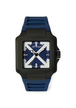 Off-White Proto Layer squared case 42,8mm watch - Blue