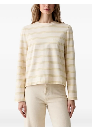 Barbour Dartmoot long-sleeve cotton T-shirt - Neutrals