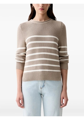 Barbour Hinton textured-knit cotton sweater - Neutrals