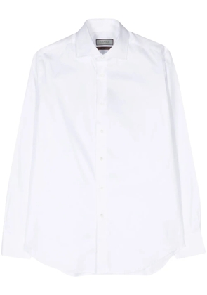 Canali classic-collar cotton shirt - White