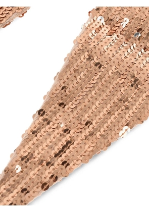 DSQUARED2 sequin-embellished scarf - Neutrals