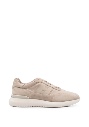 Hogan logo-patch sneakers - Neutrals