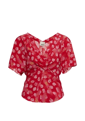 ISABEL MARANT Faljane floral-print blouse - Red
