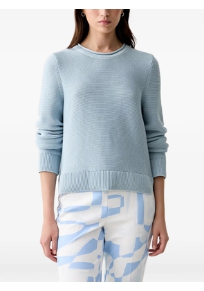 Barbour Fawley ribbed-knit cotton sweater - Blue
