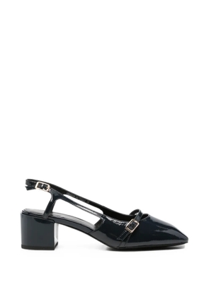 SERGIO MORETTI FIRENZE buckle-detail slingback pumps - Black
