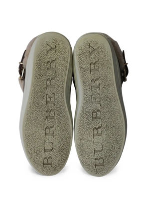 Burberry Pre-Owned Skillman buckle-strap ankle boots - Brown