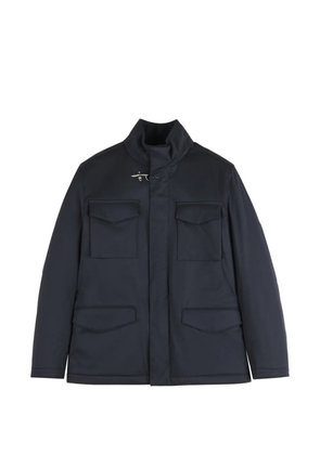 Fay hook-fastening field jacket - Blue