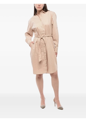 Woolrich belted mini dress - Neutrals