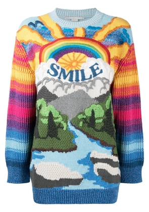 Stella McCartney Kind intarsia jumper - Blue