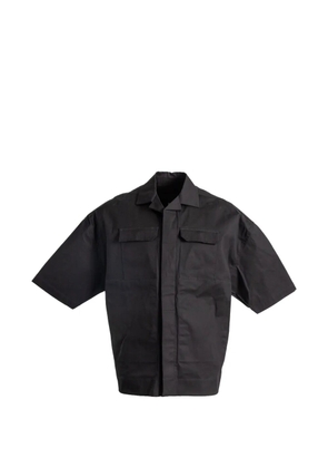 Rick Owens short-sleeve flap-pocket shirt - Black