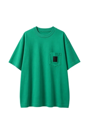 Givenchy logo-patch pocket T-shirt - Green