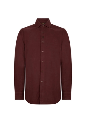Moorer corduroy long-sleeve shirt - Red