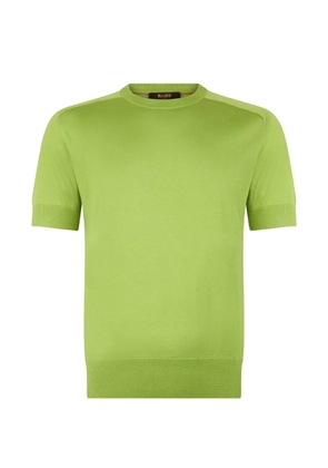 Moorer short-sleeve silk sweater - Green