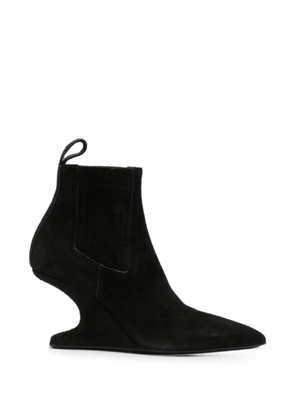 Rick Owens sculptural-wedge ankle boots - Black