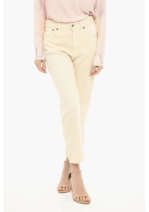 Woolrich five-pocket cotton-twill trousers - Neutrals