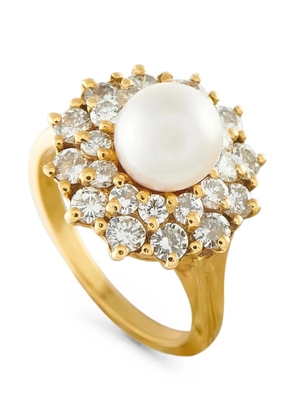 LB Exclusive pearl and diamond ring - Gold
