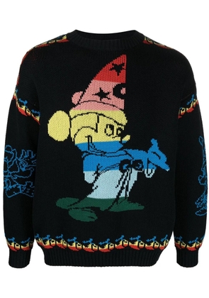 Stella McCartney x Disney Fantasia intarsia jumper - Black
