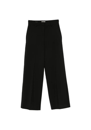 Weekend Max Mara Visivo pressed-crease wide-leg trousers - Black
