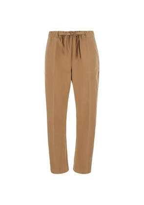 Semicouture Buddy drawstring tapered trousers - Neutrals