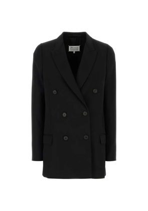 Maison Margiela double-breasted wool blazer - Black