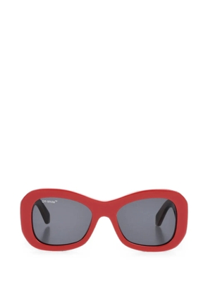 Off-White butterfly-frame sunglasses - Red