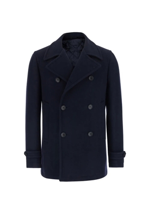 Tagliatore short double-breasted coat - Blue