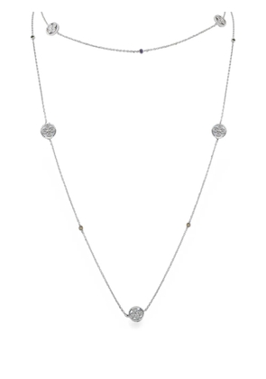 Louis Vuitton Pre-Owned diamond and ruby necklace - Silver