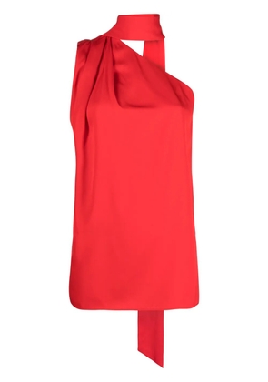 Stella McCartney one-shoulder neck-strap blouse - Red