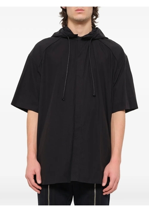 Juun.J short-sleeve hoodie - Black