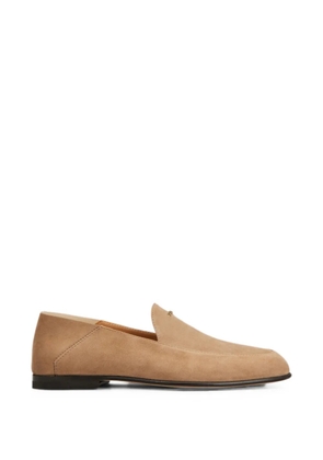 Tod's mule loafers in suede - Neutrals