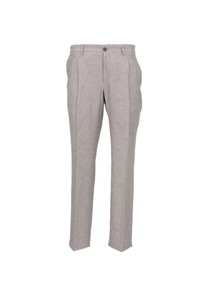 Isaia pleated tailored trousers - Grey