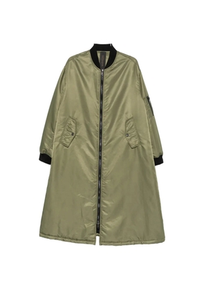 Giorgio Brato zip-up coat - Green