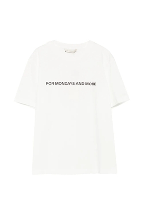 Max Mara slogan-print T-shirt - White