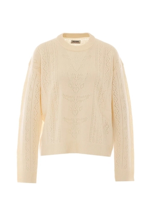 Zadig&Voltaire Markuz pointelle-knit sweater - Neutrals
