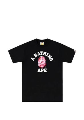 A BATHING APE® ABC Camo College T-shirt - Black