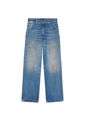 Haikure faded-effect wide-leg jeans - Blue