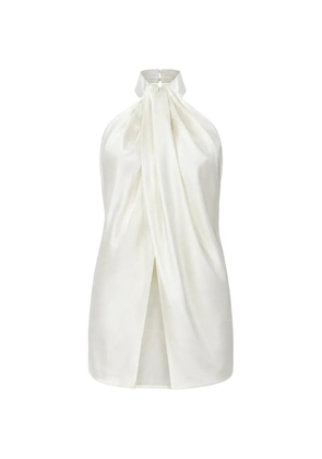 Stella McCartney halterneck draped top - Neutrals