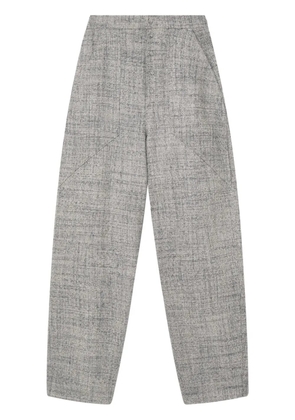 Stella McCartney tapered-leg wool trousers - Grey